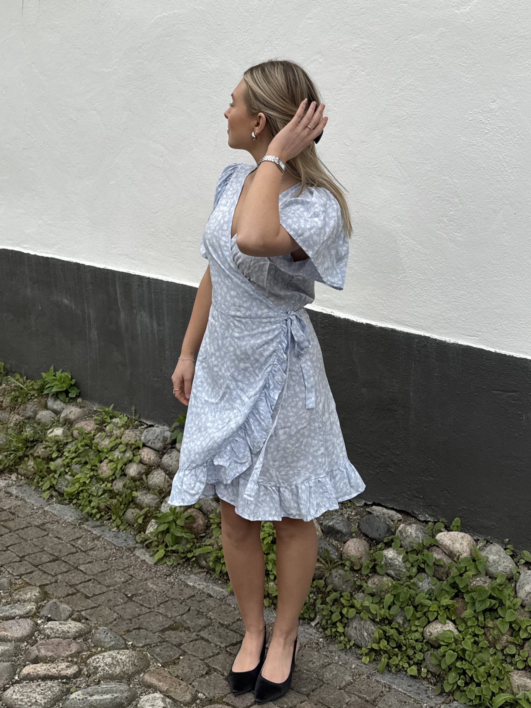 VINOKO Short Dress - Kentucky Blue